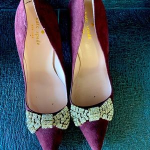 Kate Spade Purple suede Pumps